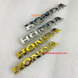 TEM NHỰA CHỮ HONDA NỔI DÀI 15CM