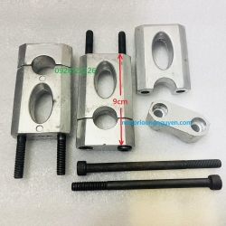 GÙ SỪNG TRÂU ĐỘ 2 LỖ ỐC-CAO 9CM BẮT TAY LÁI PHI 22MM 