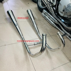 CẶP PÔ INOX KIỂU ZIN HONDA CB250 NIGHTHAWK VÀ CB125T