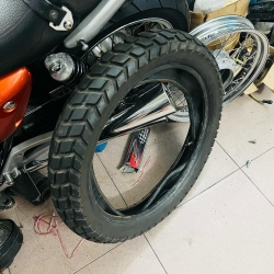 VỎ LỐP DURO GAI MŨI TÊN 4.10 x 18 CÒN TRÊN 90%