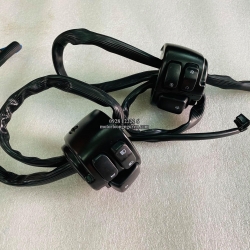 CÙM CÔNG TẮC 2 BÊN TAY HARLEY DAVIDSON LOẠI CROM VÀ ĐEN-25MM