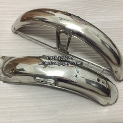 DÈ INOX TRƯỚC-SAU HONDA CG125 VÀ LIFAN 125