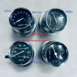 ĐỒNG HỒ LẼ CÔNG TƠ MÉT VÀ TUA MÁY HONDA CUSTOM CM125-LA250 MASTER125
