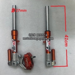 BỘ PHUỘC TRƯỚC KÈM HEO CNC ĐỘ CHO XE TAY GA-TY 27-DÀI 41CM