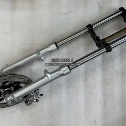 BỘ PHUỘC-CHẢNG BA VÀ ĐÙM PHANH ĐĨA ZIN SUZUKI GT125 LÊN CHO GD110 VÀ XE ĐỘ