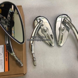 GƯƠNG CHIẾU HẬU CHIẾC LÁ ĐỘ HARLEY DAVIDSON (CÓ MẠ CROM VÀ ĐEN)