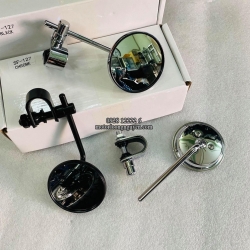 GƯƠNG HẬU VINTAGE KẸP GHIDONG MẶT GƯƠNG 8CM-bán lẽ 1 bên