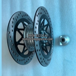 ĐÙM CĂM 36 LỖ LÊN 2 ĐĨA 28CM CHO XE MÔ TÔ ĐỘ