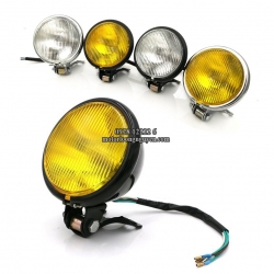ĐÈN PHA 13CM ĐỘ TRACKER MẪU 05-VỎ KIM LOẠI-KÍNH THỦY TINH
