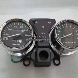 ĐỒNG HỒ KIỂU HONDA CUSTOM CM125-MASTER125 (SD TUA ĐIỆN-CÓ BÁO SỐ)
