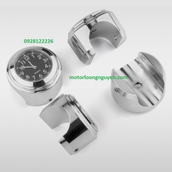 ĐỒNG HỒ XEM GIỜ GẮN GHIDONG TAY LÁI PHI 22MM-25MM