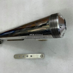 PÔ INOX KIỂU SUPERTRAPP CHỤP NHÔM OPEN